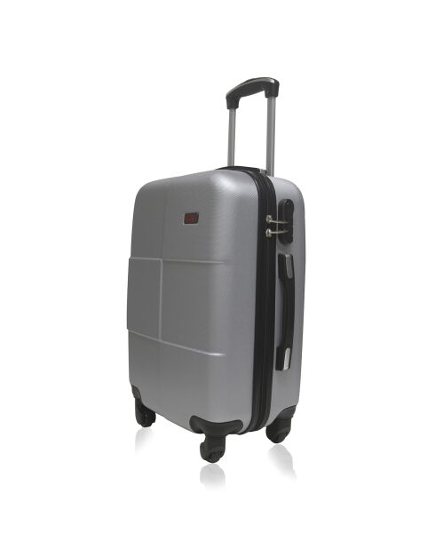 Valise Cabine 4 roues Coronado 49 cm argentée