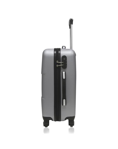 Valise Cabine 4 roues Coronado 49 cm argentée