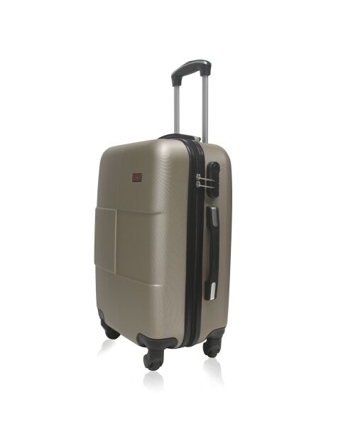 Coronado Mittelklasse-Koffer mit 4 Einzelrollen, 59 cm, goldfarben