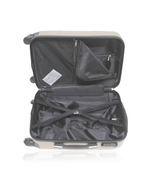 Valise Cabine XXS 4 roues simples Coronado 49 cm dorée