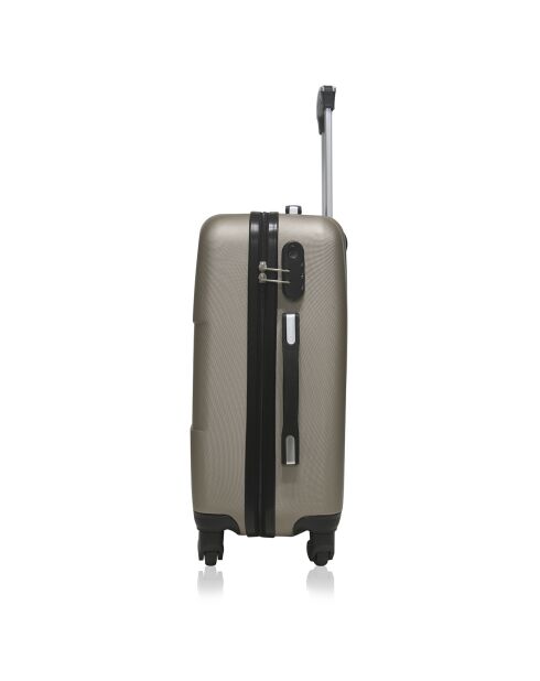 Valise Cabine XXS 4 roues simples Coronado 49 cm dorée