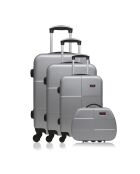 3 Coronado-C 23/49/59/69 cm 4-Rad-Koffer und silberner Waschtisch