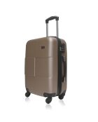Coronado-C 23/49/59/69 cm 4-Rad-Koffer und roségoldener Waschtisch