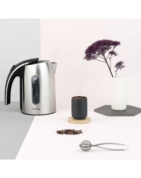 Bouilloire BO17 noir/gris - 1.7L