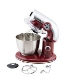 Robot pétrin KM80 5L rouge - 1000W