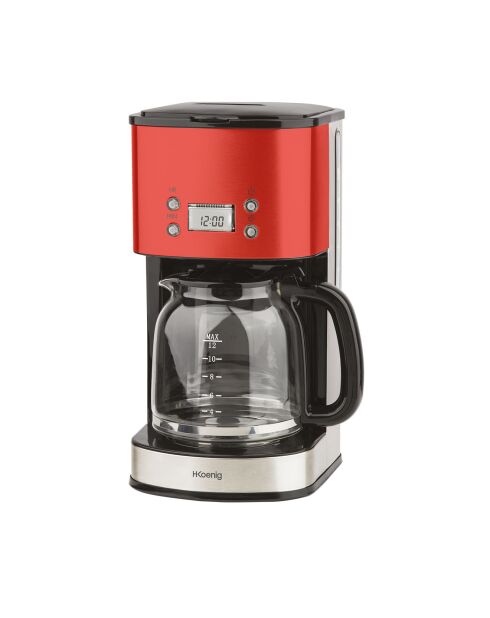 Cafetière programmable MG30 rouge - 1,8L