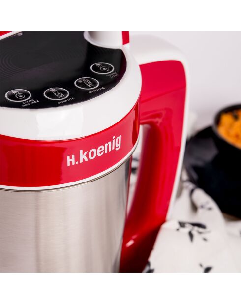 MXC18 beheizter Mixer, rot/grau, 850 W