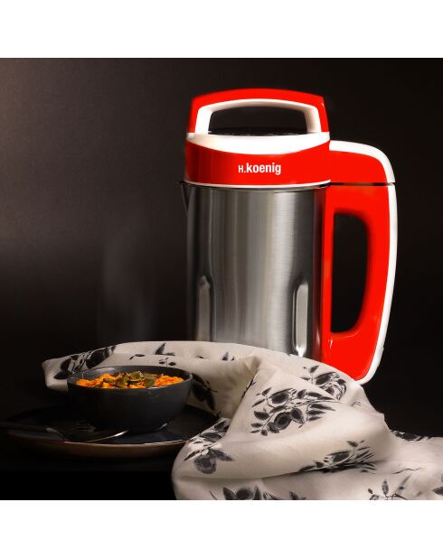 MXC18 beheizter Mixer, rot/grau, 850 W