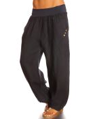 Pantalon 100% Lin Aline marine