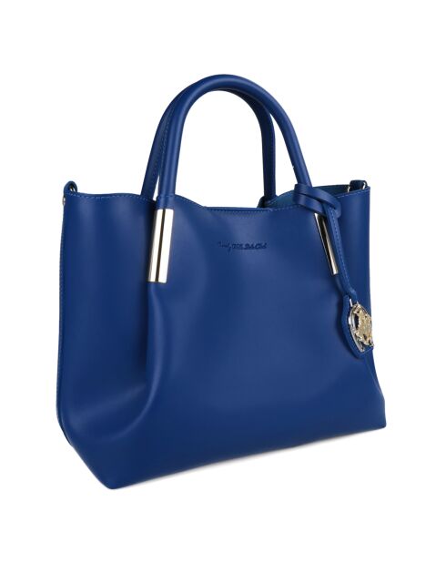 Sac à main Domitille bleu - 26.5x34x15.5 cm