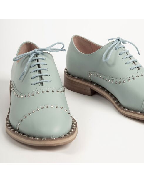 Richelieus en Cuir Cool Jet bleues