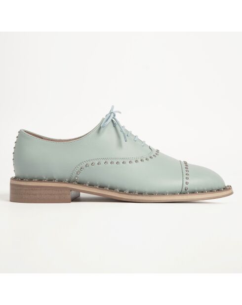 Richelieus en Cuir Cool Jet bleues