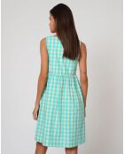 Robe Apio bleu/blanc