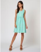 Robe Apio bleu/blanc