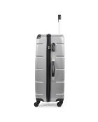 3 Valises 4 roues Ottawa 49/59/68 cm argentées