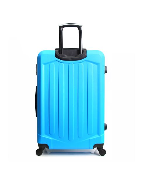 Valise Moyen Séjour 4 roues 60 cm Hagen bleue
