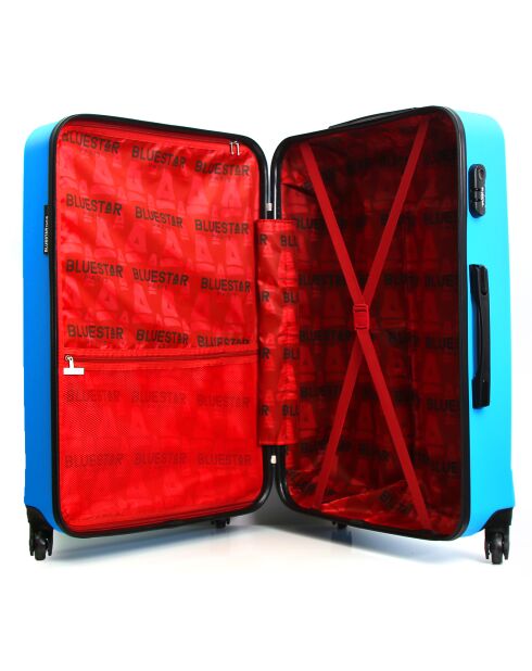 Valise Moyen Séjour 4 roues 60 cm Hagen bleue