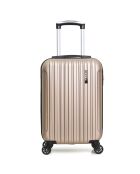 Lome-E 45 cm goldener 4-Rad-Kabinenkoffer
