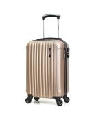 Lome-E 45 cm goldener 4-Rad-Kabinenkoffer