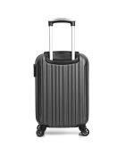 Valise Cabine 4 roues Lome-E 45 cm noire