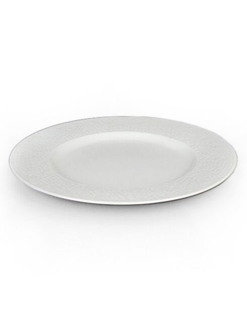 Service en Porcelaine Urban Martele blanc - 18 pièces