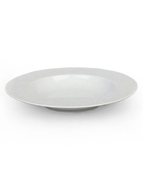 Service en Porcelaine Urban Martele blanc - 18 pièces