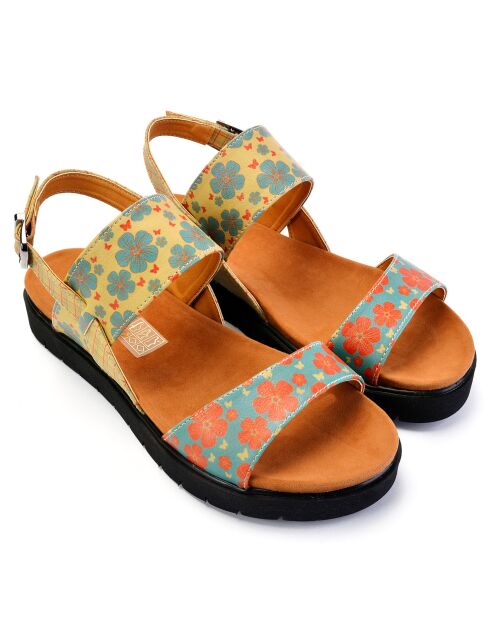 Sandales Marina multicolores