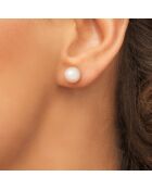 Witgouden natuurlijke witte zoetwaterparels - 9-10 mm