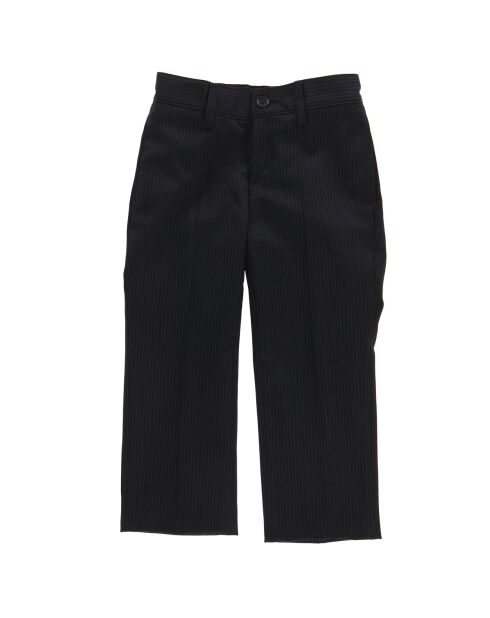 Pantalon kid plain 100% laine  marine