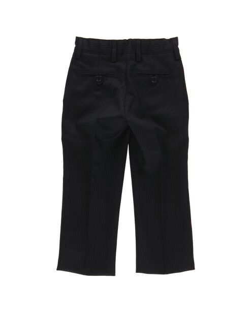 Pantalon kid plain 100% laine  marine
