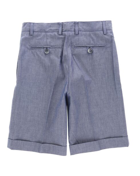 Bermuda en Toile de Coton bleu - 9A/15A