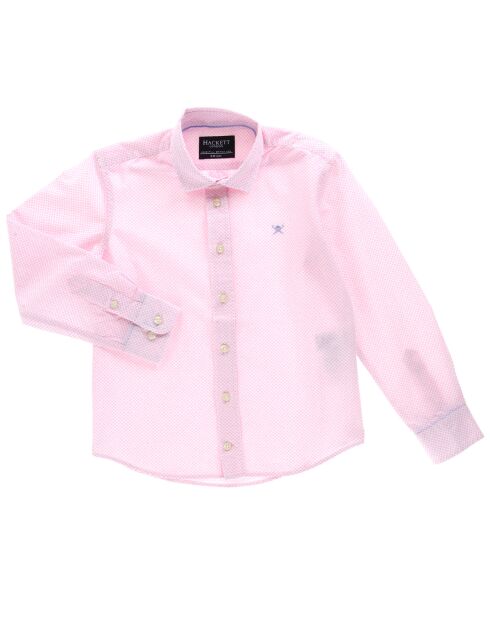 Chemise en Coton imprimée rose - T.2/7A