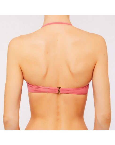 Roze bikinitop met hoofdband Eva