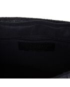 Bandolera Maku de piel negra - 34x21x6 cm
