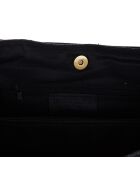 Schwarze Gavi Lederhandtasche 37x27,5x11,5 cm