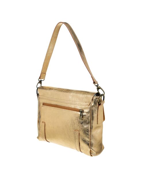 Borsa a tracolla Golden Nyle in pelle - 25x27x3 cm