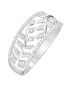 Flower Beauty Ring Diamanten 0,15 Karat Weißgold