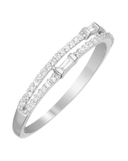 Bague Incantation Diamants 0.16 ct Or Blanc