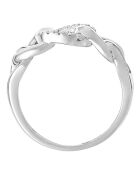 Bague Forever linked Diamants 0.06 ct Or Blanc