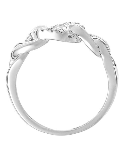 Bague Forever linked Diamants 0.06 ct Or Blanc