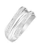 Rosario ringdiamanten 0.02 ct witgoud
