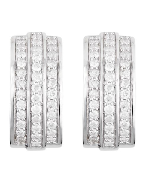 Way to your heart Ohrringe Diamanten 0,51 Karat Weißgold