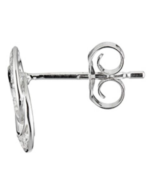 Pendientes rotos de oro blanco de 0,10 quilates