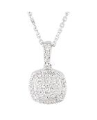 Pendentif The one Diamants 0.15 ct or blanc