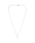 Collana e catena con diamanti Luna in oro bianco 0,07 ct