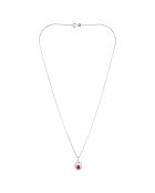 Mascarene-Anhänger Diamanten 0,01 ct und Rubine 0,57 ct Weißgold