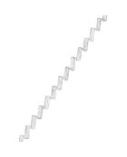 Armband Rechte naar het hart ontroerende diamanten 0,5 kt witgoud