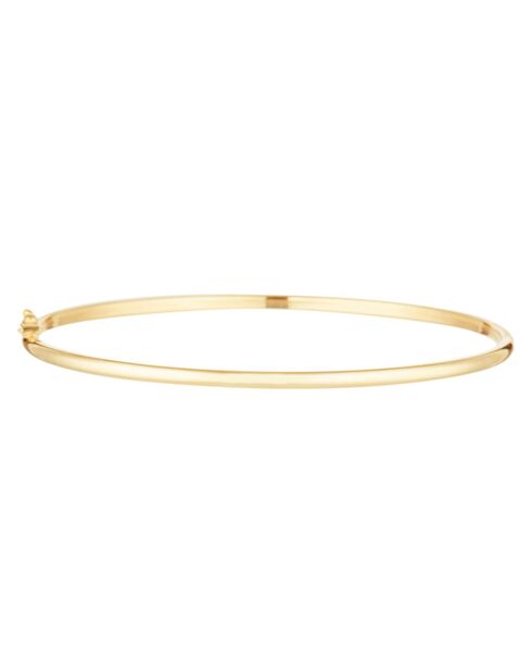 Brazalete simple y elegante de oro amarillo