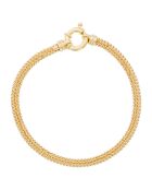 Bracelet Maille tubulaire Or Jaune