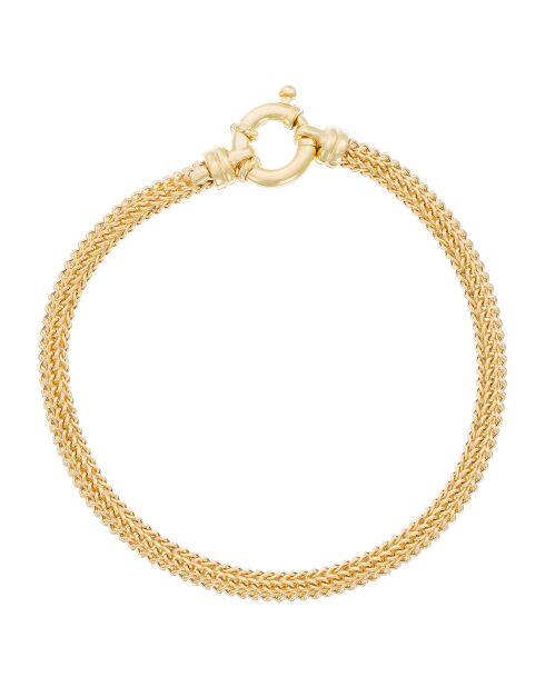 Bracelet Maille tubulaire Or Jaune